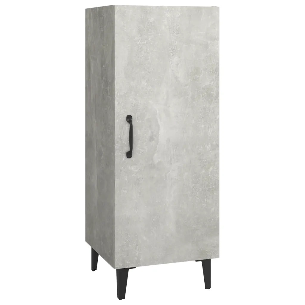 Credenza Grigio Cemento 34,5x34x90 cm in Legno Multistrato cod mxl 26391