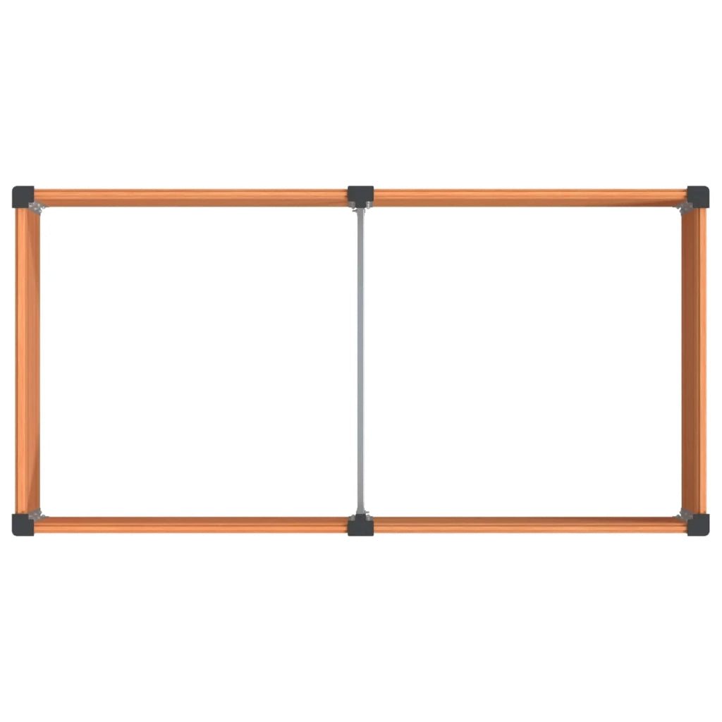Fioriere | Cassetta per fiori | Letto rialzato da giardino Marrone 100 x 50 x 91 cm