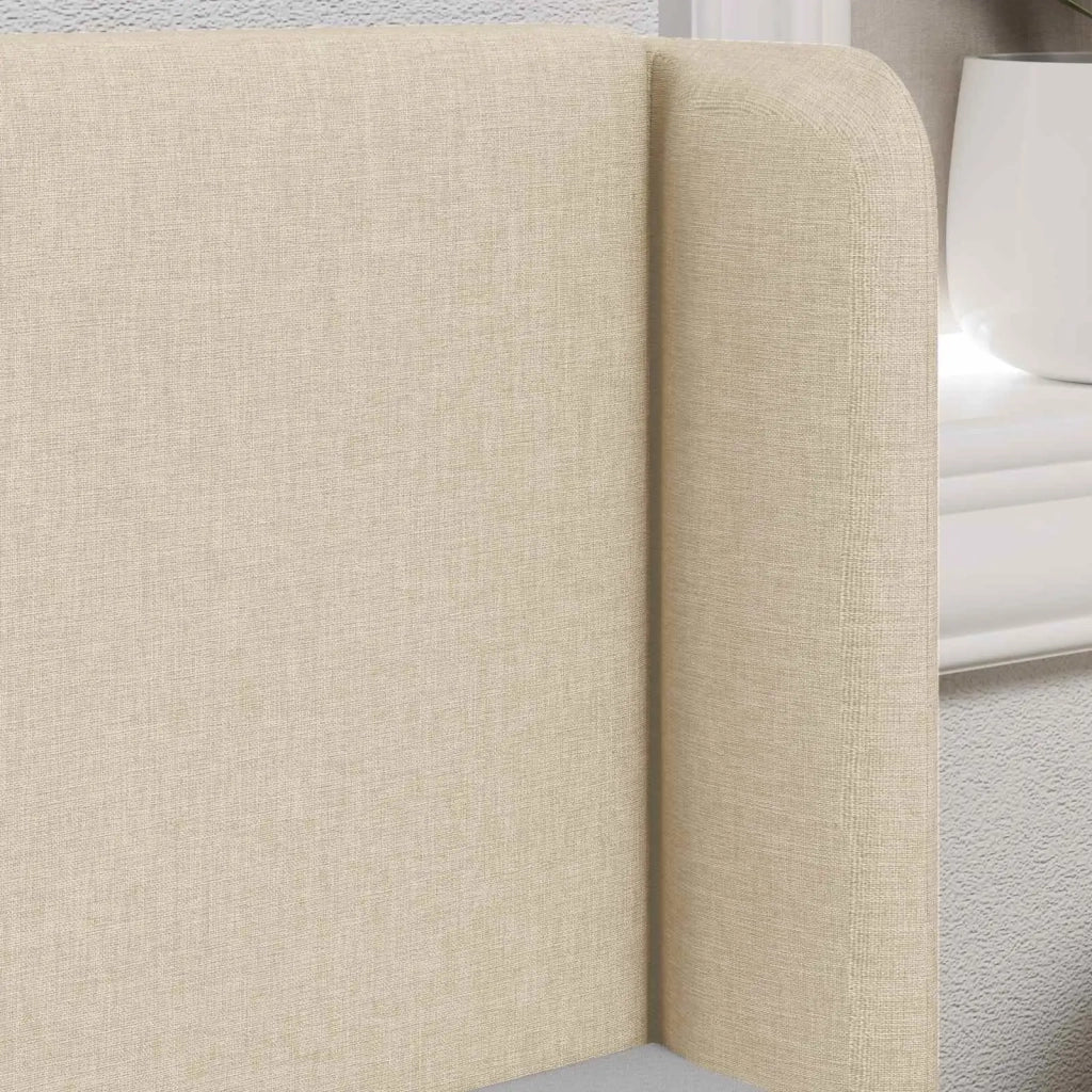 Orecchia della Testata Crema 40,5 x 40,5 x 4 cm Tessuto 346581