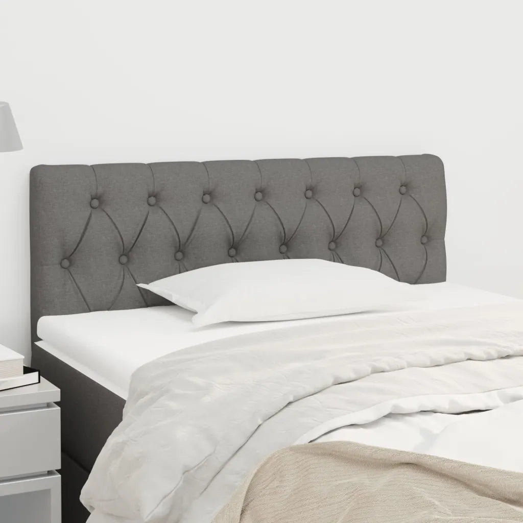 Testiere Grigio Scuro 100x7x78/88 cm in Tessuto 346327