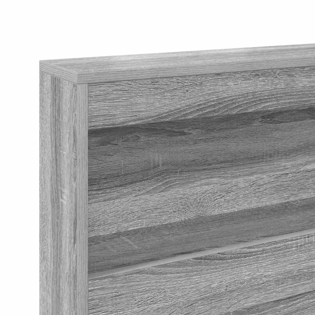 Testata contenitore Grigio Sonoma 100 cm Legno multistrato 3335466