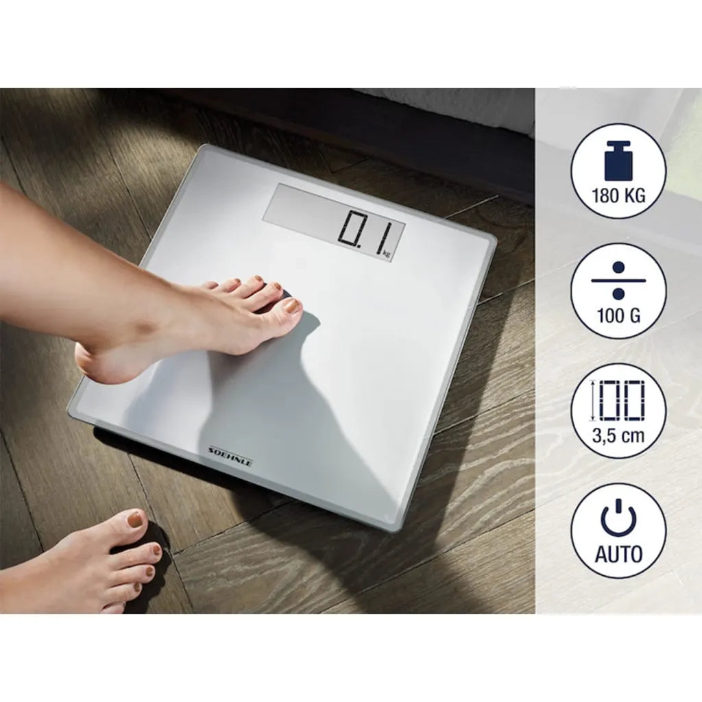 Soehnle Bilancia da Bagno Style Sense Comfort 100 180 kg Bianca 63853 415779