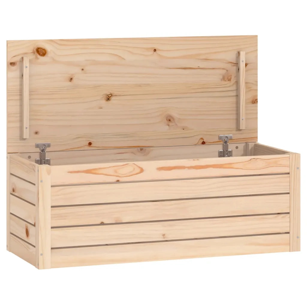Contenitore Portaoggetti 89x36,5x33 cm Legno Massello Pino CFW3663960