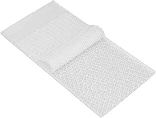 Due foglie di cera per api in silicone - piatto di pressione compattabile e ripiegabile - leggero - adatto per api - piatto di pressione per cera d'api - modello senza marchio - 2 pezzi - 2 pezzi - 2 pezzi