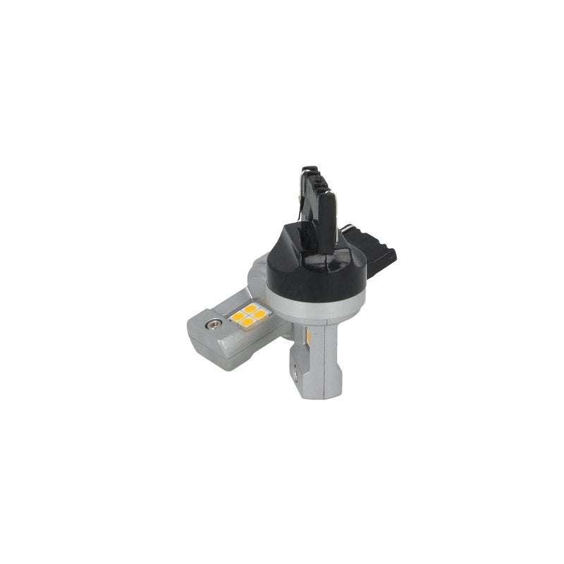 Lampada Led T20 W21W WY21W  7440 8 Smd 3030 Arancione Luminoso Luci Retromarcia Frecce Auto Senza Polarita Dimensione Ridotta