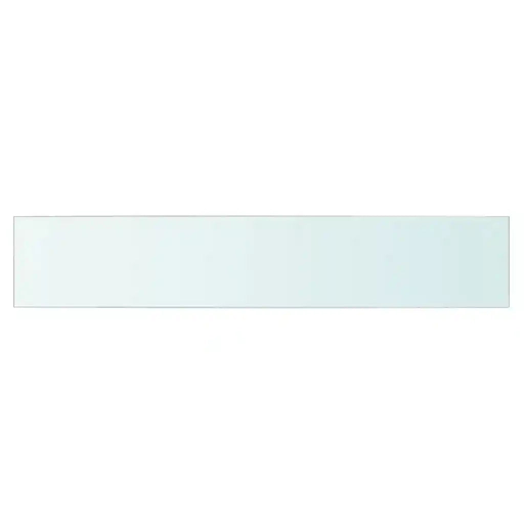 Mensole in Vetro Trasparente 2 pz 80x15 cm cod mxl 33279