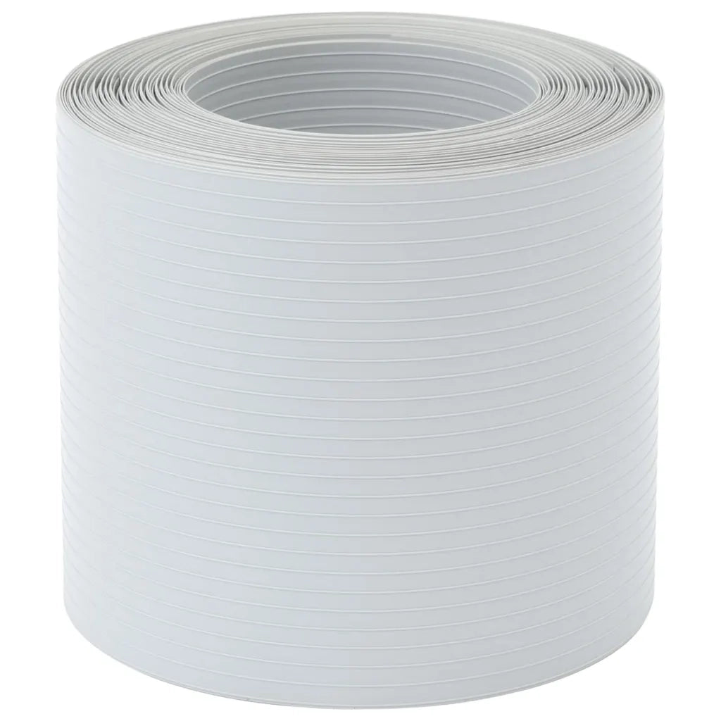 Schermi Privacy da Giardino 10 pz Grigio Chiaro 252,5x19 cm PVC