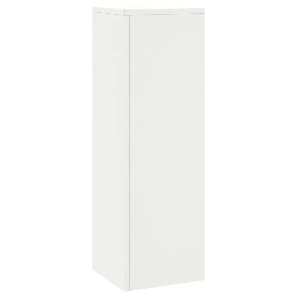 Supporto per piante 2 pcs Bianco 24 x 24 x 75 cm Acciaio 865821