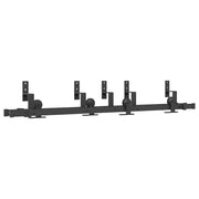 Kit di Binari per Porte Scorrevoli 152,5 cm Acciaio Nero CFW1548359