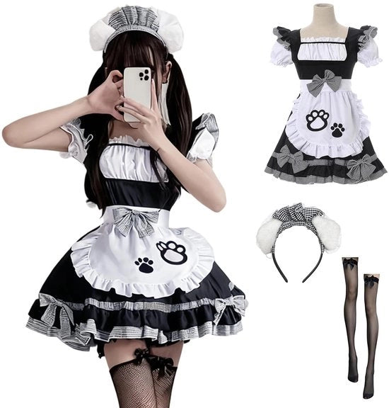 Costume per Servitrici - 5 Dimensioni Disponibili