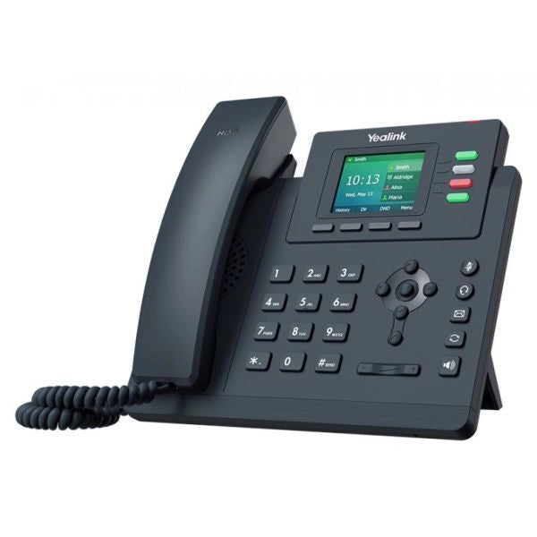 Yealink sip-t33g telefono ip grigio 4 linee led