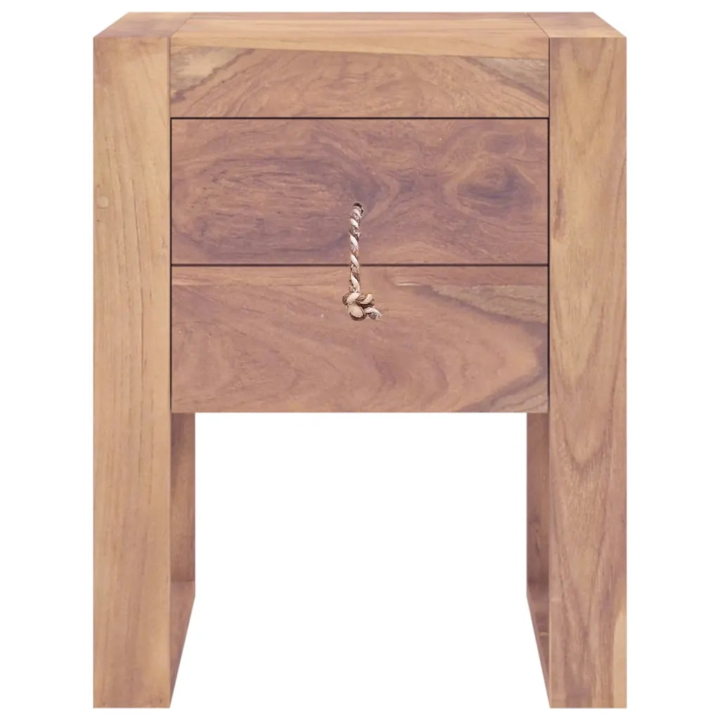 Comodino 40x30x50 cm in Legno Massello di Teak cod mxl 30672