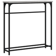 Tavolino Consolle | Tavolo d'Ingresso Grigio Sonoma 75x19,5x75 cm Legno Multistrato