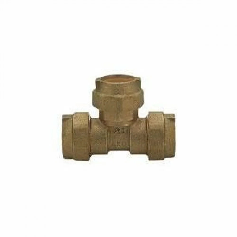 Tee intermedio ottone per poliet ilene d.25 b08wyy18wt
