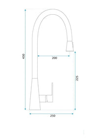 Rubinetto Da Cucina Rea Mild Gold