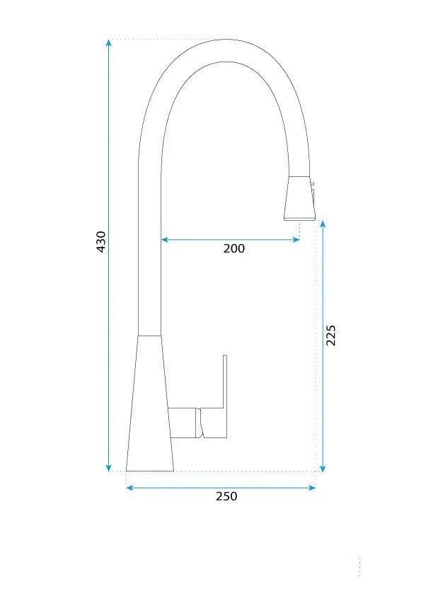 Rubinetto Da Cucina Rea Mild Gold