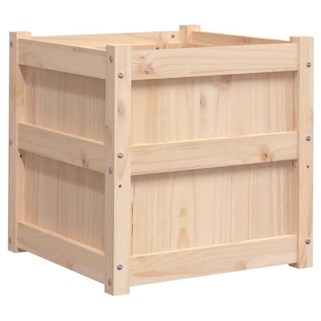 Fioriera da Giardino 50x50x50 cm in Legno Massello di Pinocod mxl 108838