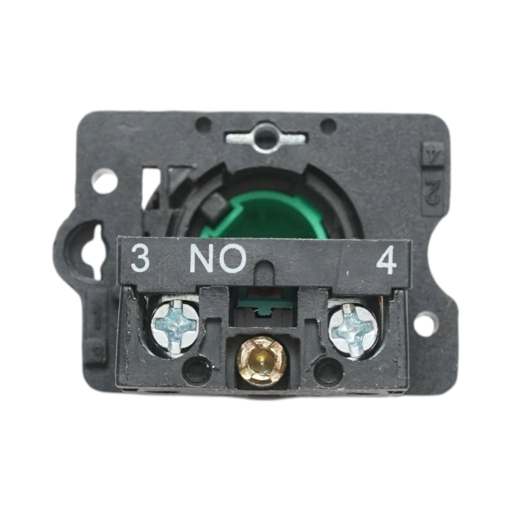 Pulsante START verde con ritorno 1NO, 400V/10A, LAY5 Breckner Germany