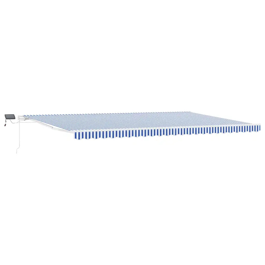 Tenda Retrattile Blu e Bianco 600 × 300 cm 3081611