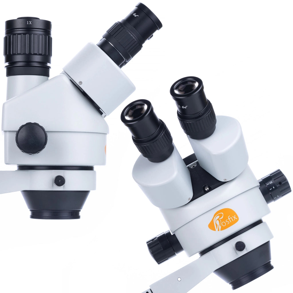 Mikroscopio Stereoscopico Trinoculare Neptune Pro MSNP-T-WDMS1 – Testa Trinoculare, Zoom 7x-45x | Ottica di Alta Qualità