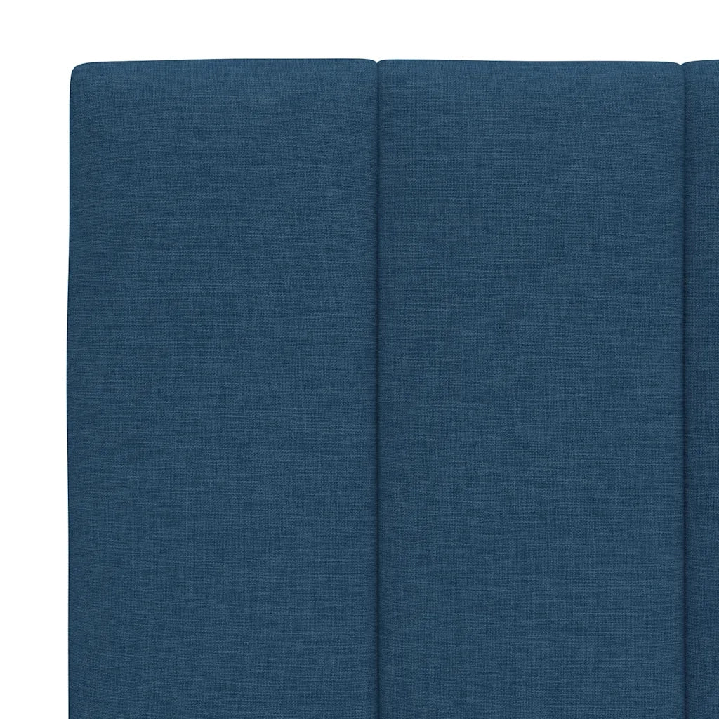 Cuscino Testiera Hanko Blu 140 cm in Tessuto CFW6707043