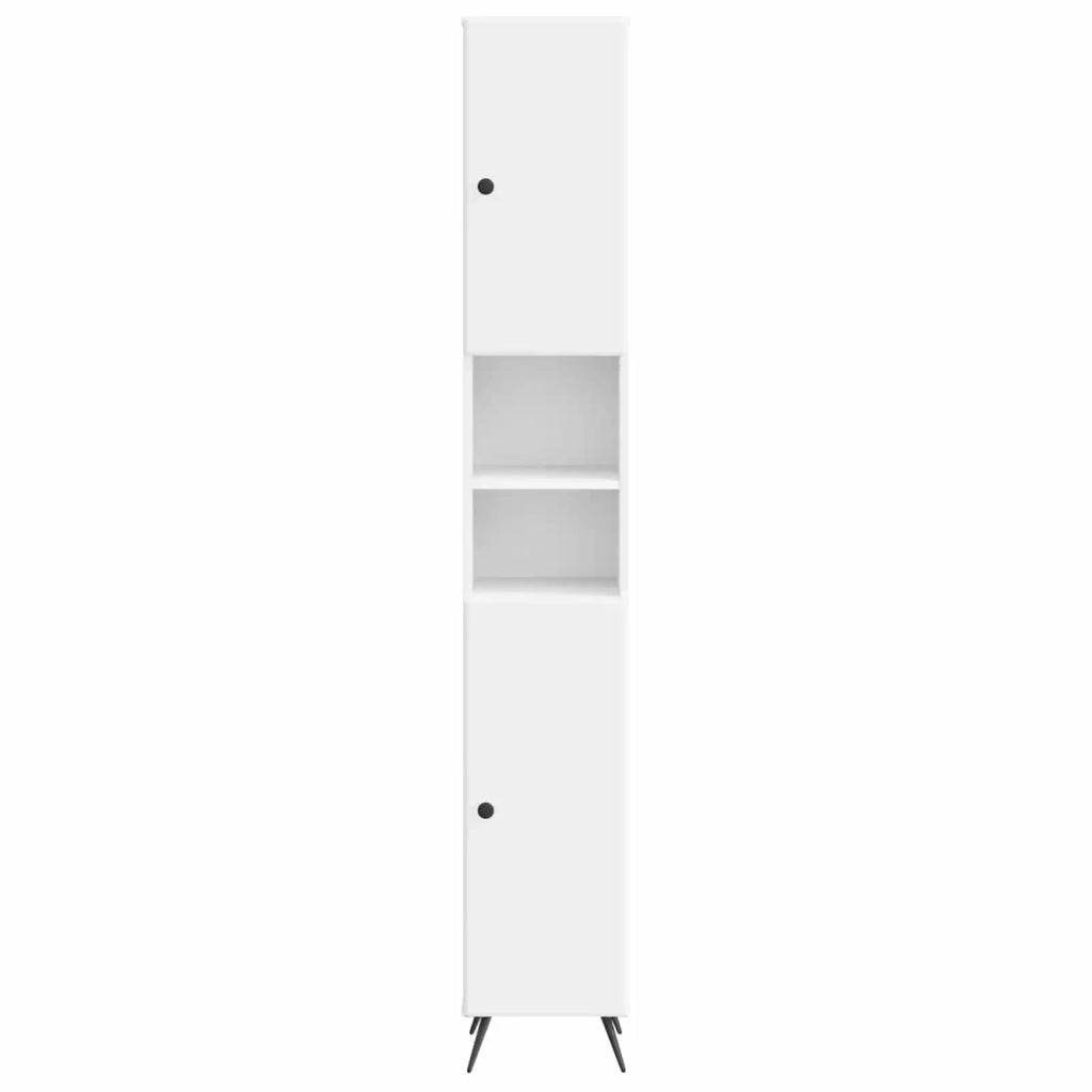 Armadio da Bagno con Ripiano Aperto BREDA Bianco 897475