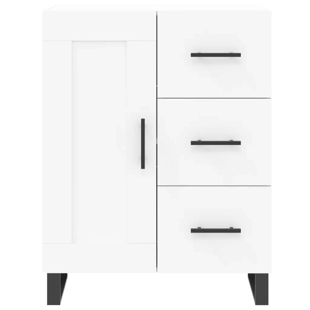 Credenza Bianca 69,5x34x180 cm in Legno Multistrato 3198681