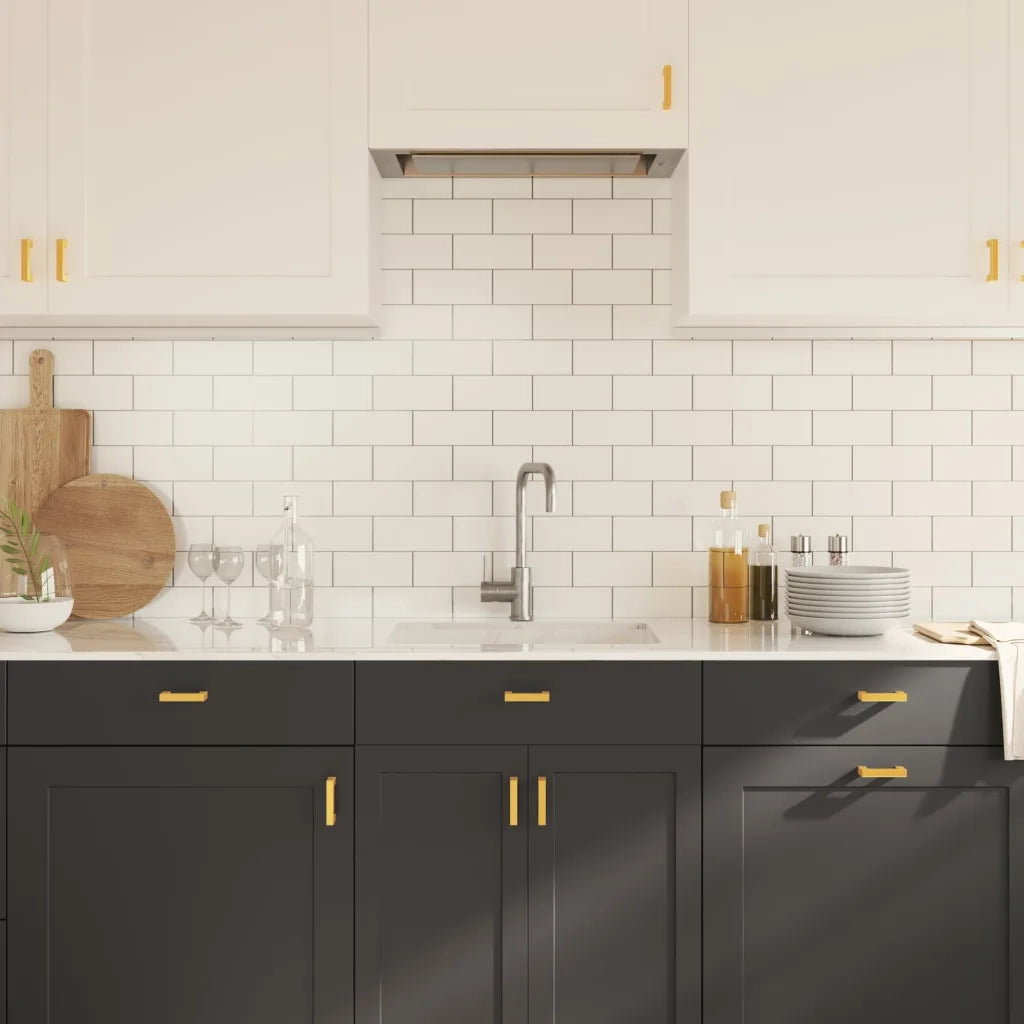 Maniglie per Mobili 20 pz Oro 64 mm in Acciaio Inox 3203643