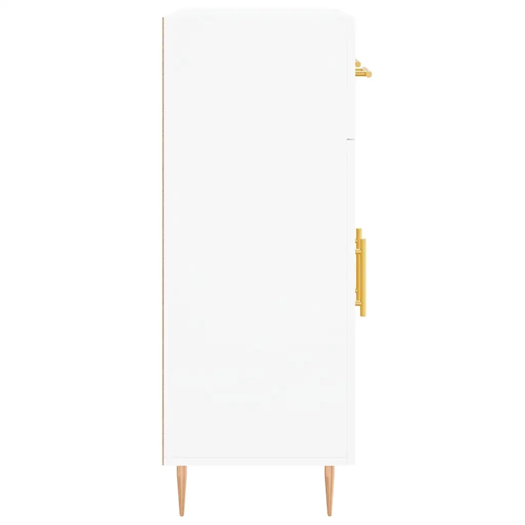Credenza-Buffet-Armadio da cucina Bianca 69,5x34x90 cm in Legno Multistrato 141363