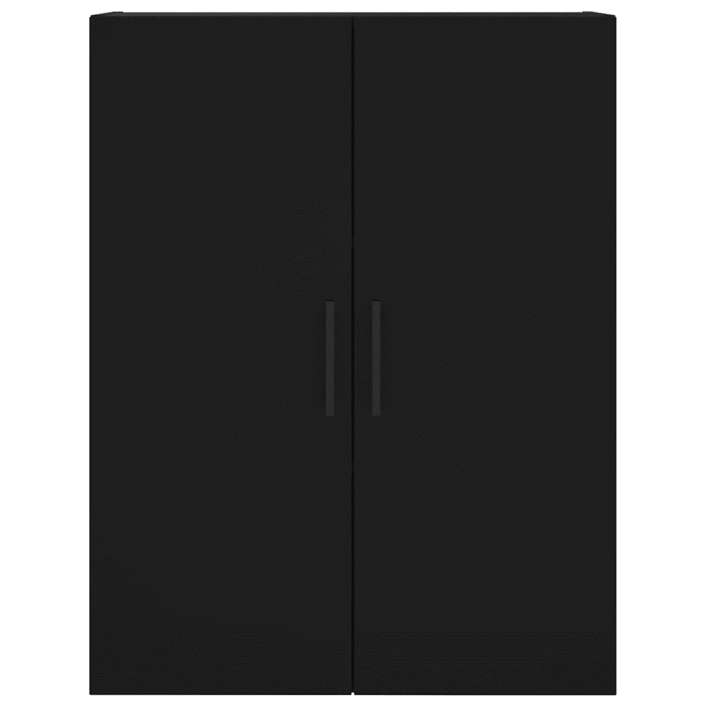 Mobile a Parete Nero 69,5x34x90 cm 828445