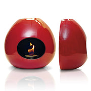 Camino a Bioetanolo da Parete in Ceramica 50x48 cm Ferazzoli Onion Rosso