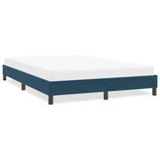 Giroletto senza Materasso-Struttura Letto Blu Scuro 160x220 cm in Velluto