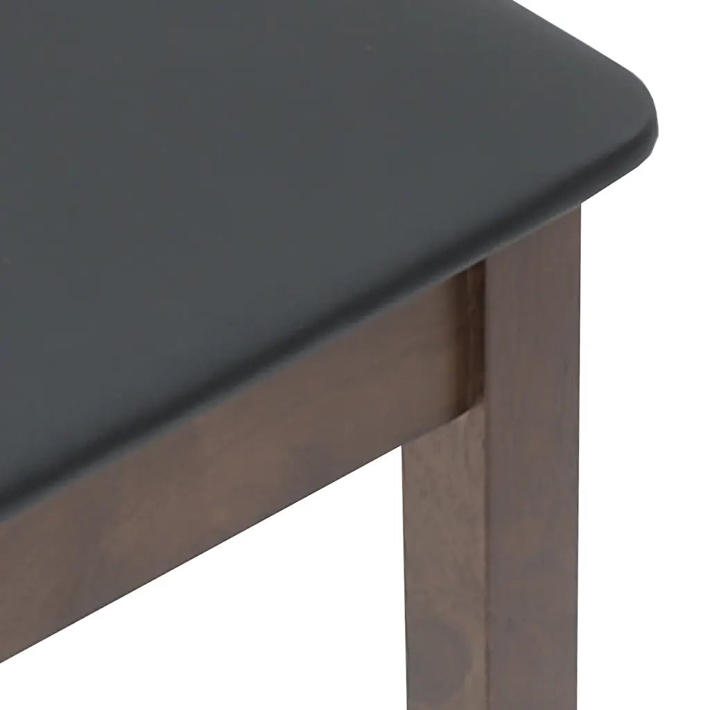 Sgabelli da Bar con Cuscini 2pz Marrone Legno Massello di Hevea