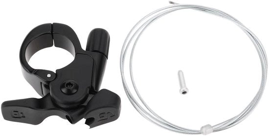 Fermo per sella con cavo per biciclette da sport - Diametro interno 22.2mm - Nero