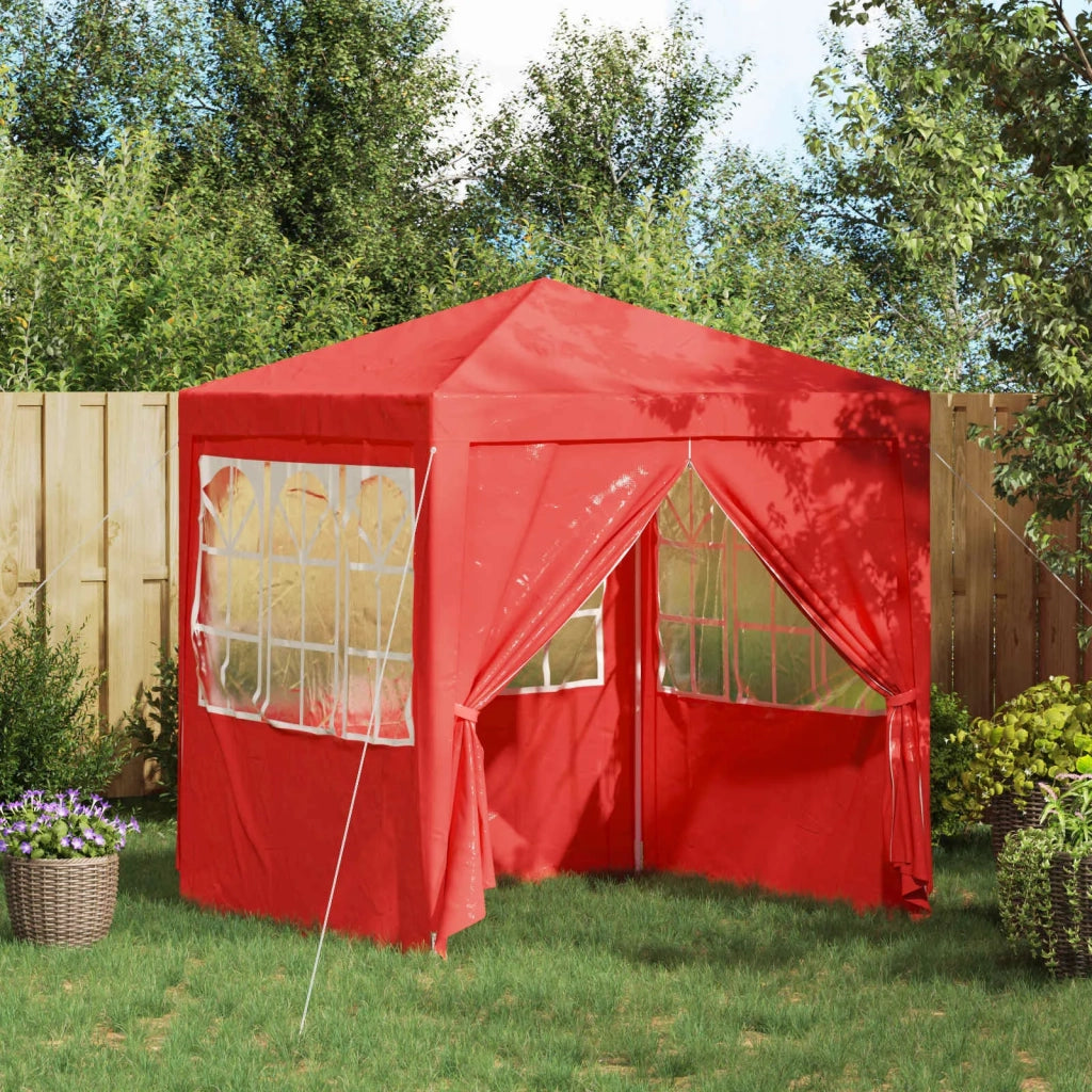 Tenda Party Rosso 200 x 200 x 240 cm PE e Acciaio 42032994