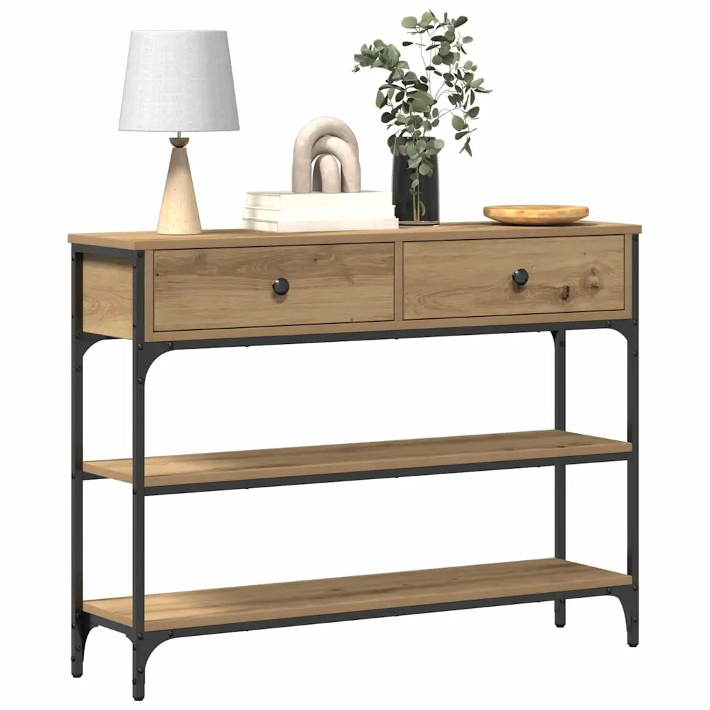 Tavolo consolle Rovere artigianale 100 x 25 x 75 cm 863512