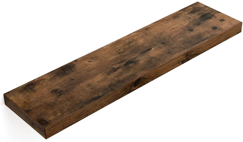 Valora SHELF 80CM Mensola da parete in MDF marrone rustico per soggiorno