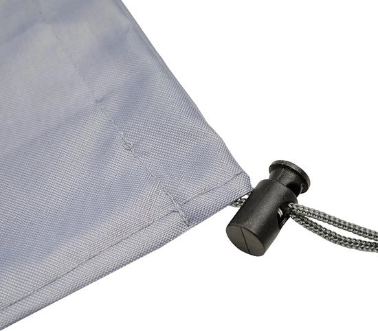 Copertura parasole 3m - protezione da pioggia per mobili da giardino - grigio - poliestere