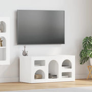 Mobile TV Bianco 80 x 35 x 40 cm Legno multistrato 891274