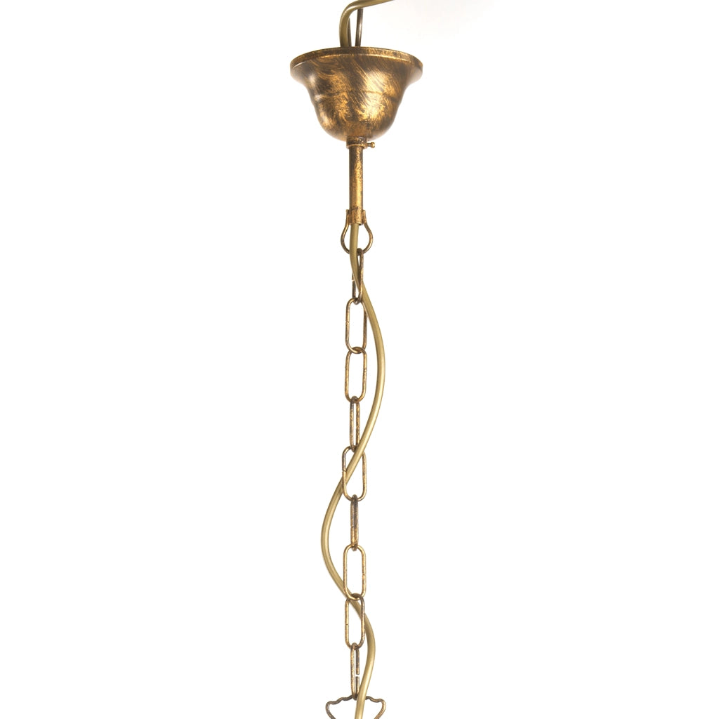 Lampadario 3 luci Doppio Giro Bronzo