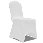 Coprisedie in Tessuto Elasticizzato Bianco 24 pz CFW7252778