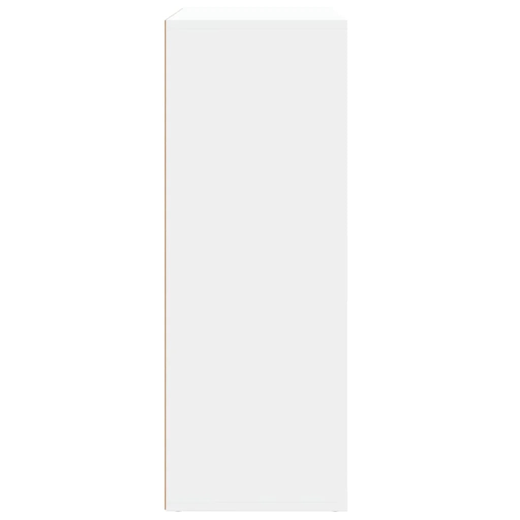 Buffet credenza cassettiera armadio mobile contenitore organizer per cucina soggiorno salotti set da 2 60 x 31 x 84 cm legno ingegnerizzato bianco 02_0036677