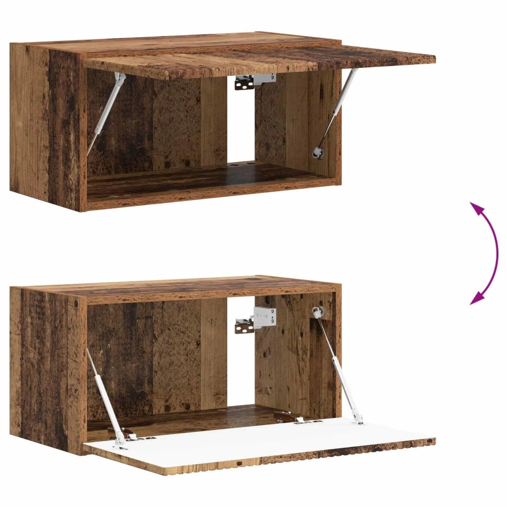 Set mobile TV 5 pz-Credenza per TV Legno vecchio Legno multistrato 275371