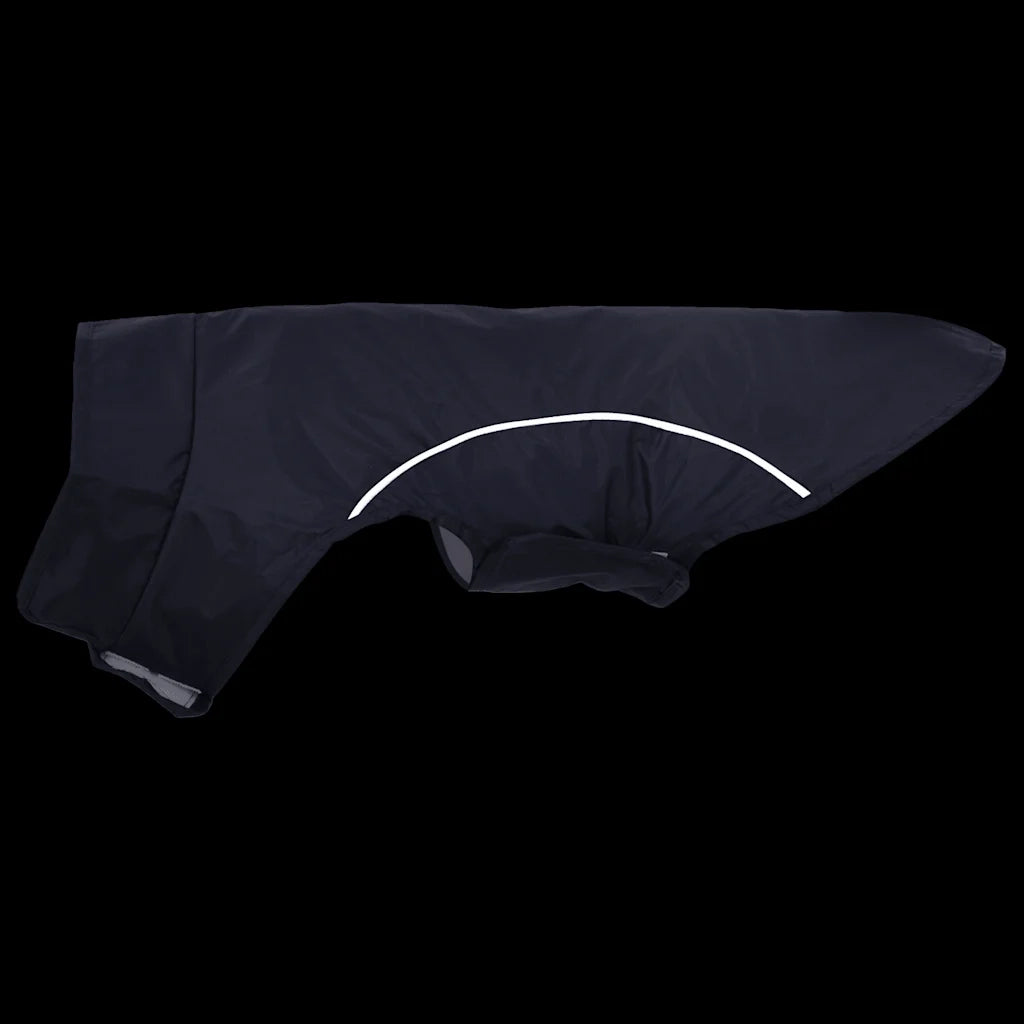 Impermeabile per Cani con Strisce Riflettenti Poliestere XS