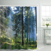 Doccia a vetro - Impermeabile e antifungo - 1 pezzo - Verde - Tessuto - 180 x 200 cm