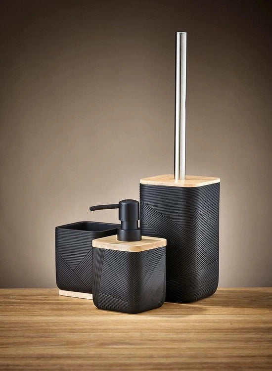 Sostituto di spazzolino per il water - Accessori - Bamboo con manico in poliammide nero