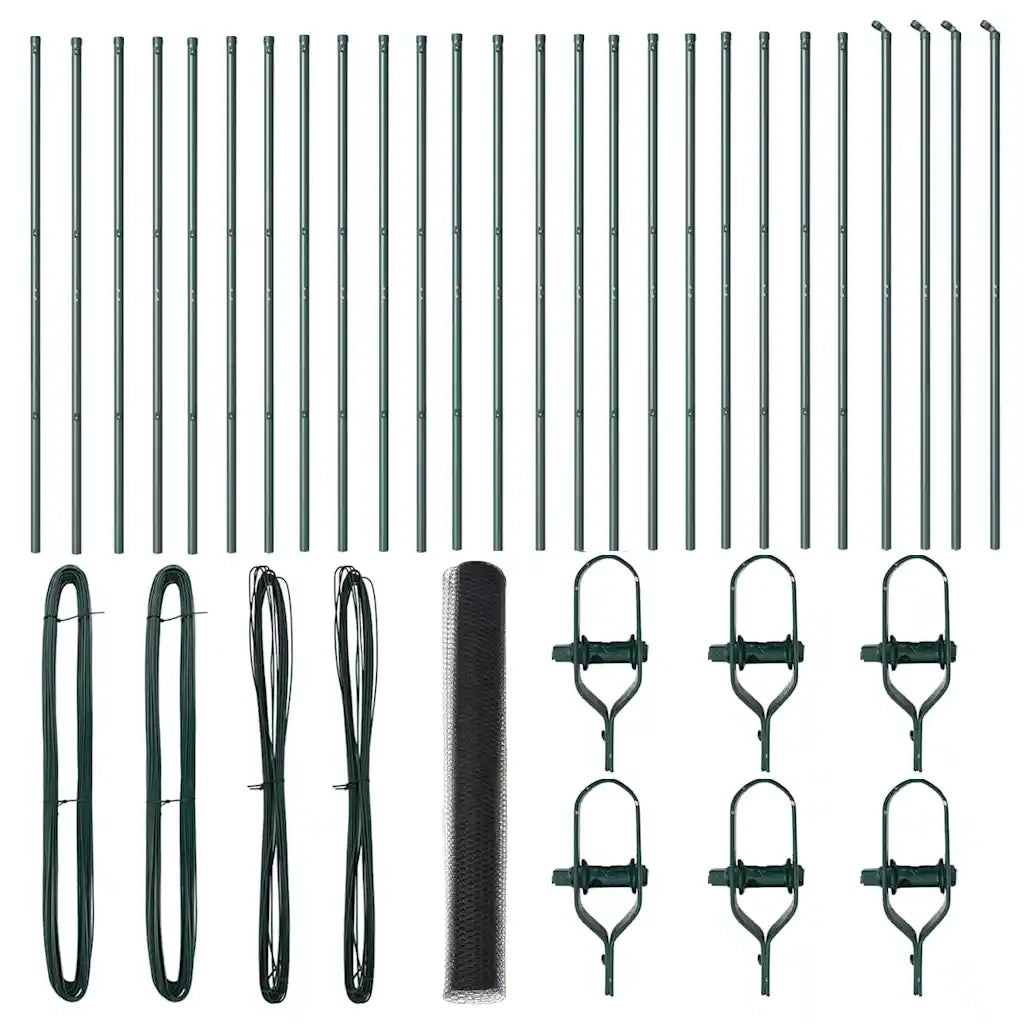 Palo della recinzione Grigio 50 x 1,4 m (rete 25 mm)