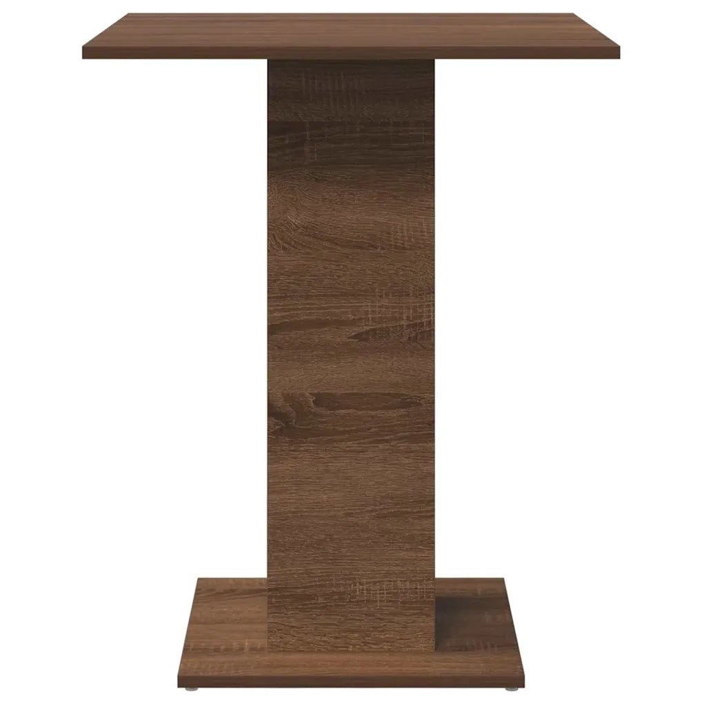 Tavolo da Bistrot Rovere Marrone 60x60x75 cm Legno Multistrato cod mxl 10202