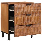 Comodino | Armadio da Notte | Mobiletto da notte con cassetto Marrone 50 x 33 x 62 cm