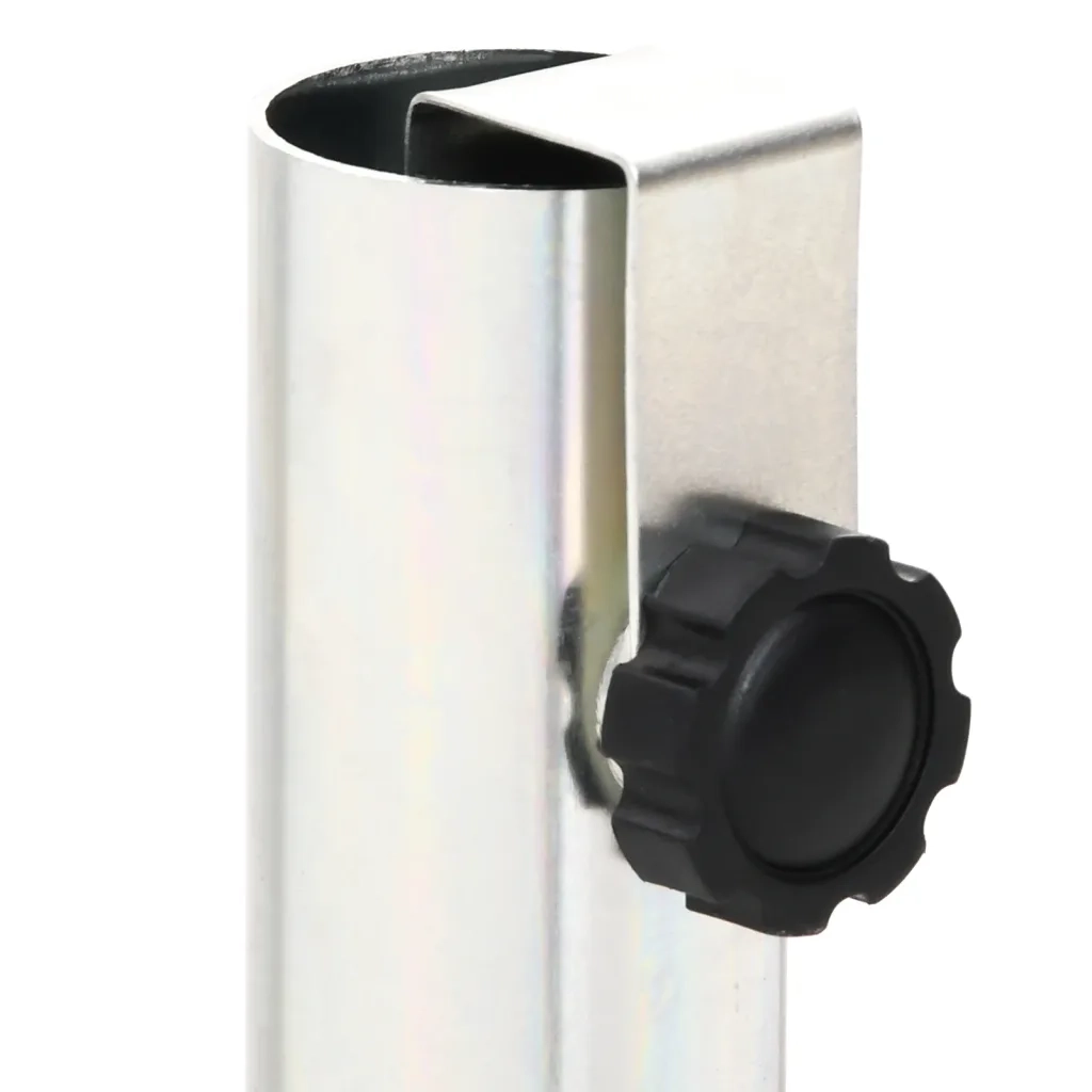 Base per Ombrellone con Picchetti per Ø32-38 Argento in Acciaio 4003377